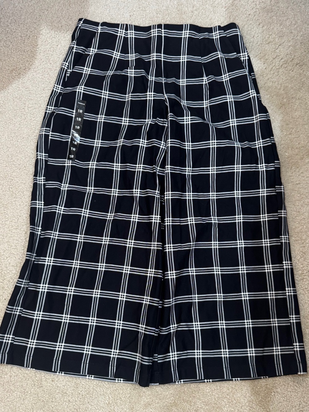 torrid Black and White Plaid Pants